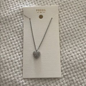 Fossil heart pendant/necklace